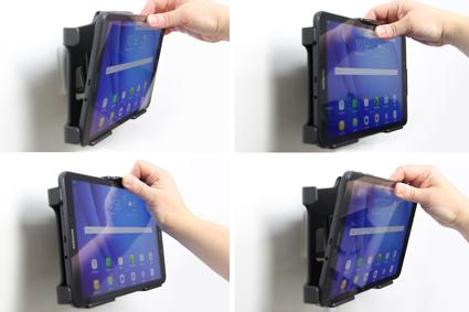 Produktbild Brodit Passive holder with tilt swivel - Halterung für Kfz für Tablet - für Samsung Gal