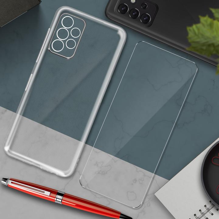 Actual product image 4smarts 360° Protection Set for Samsung Galaxy A72 5G transparent (Samsung Galaxy A72)
