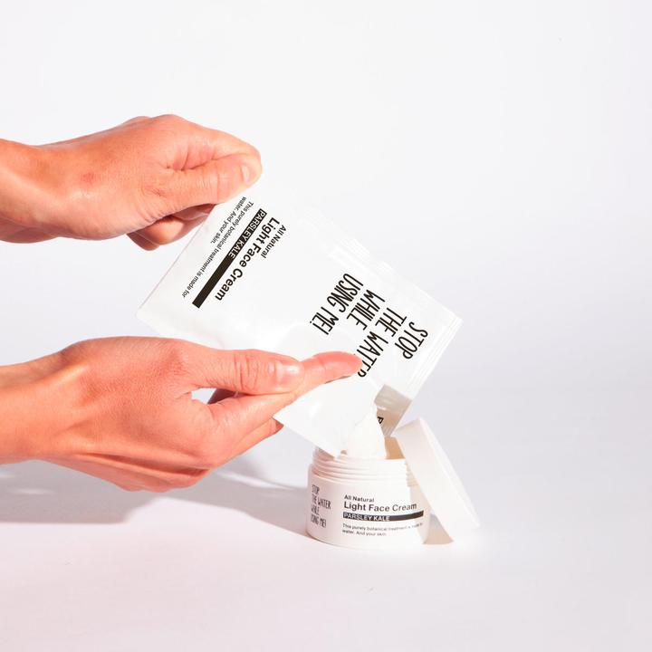 Actual product image Stop The Water While Using Me! All Natural Face - Refill Light Face Cream Parsley Kale (50 ml, 24h cream)