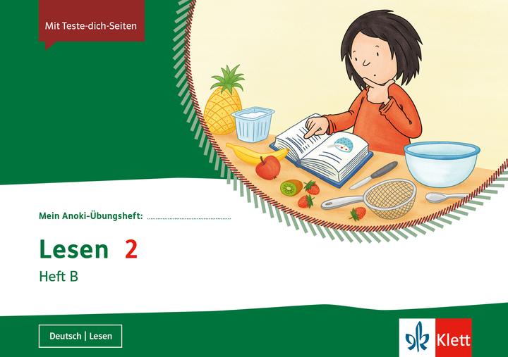 Actual product image Mein Anoki-Übungsheftt. Lesen 2. Heft B. Übungsheft Klasse 2 (German, 2021)