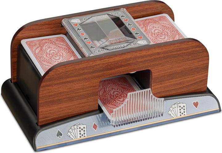 Actual product image Relaxdays Card Shuffler 2 Decks