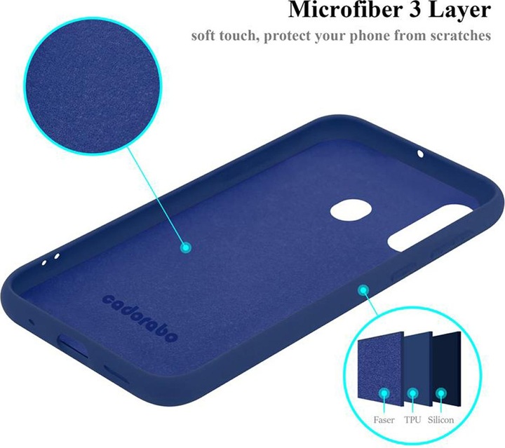 Produktbild Cadorabo TPU Liquid Silicone Case Cover (Samsung Galaxy A60, Samsung Galaxy M40)