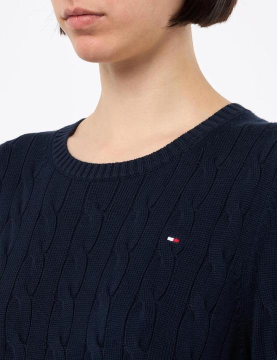 Produktbild Tommy Hilfiger Crv Co Cable Mid Gg Ls C-Nk Swt (50)