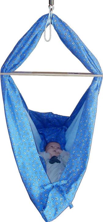 Actual product image Erisana Dondolo Baby Hammock flower blue
