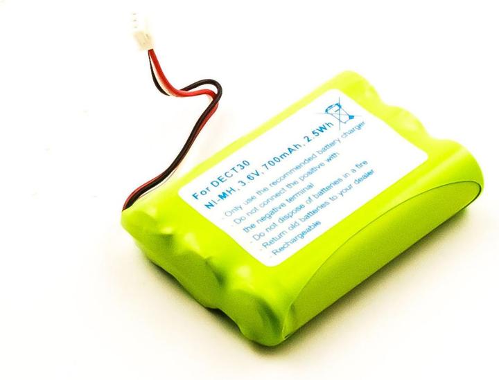 Actual product image AGI 27045 - Battery - Agfeo - DECT 45 - Black - Lithium-Ion (Li-Ion) - 700 mAh