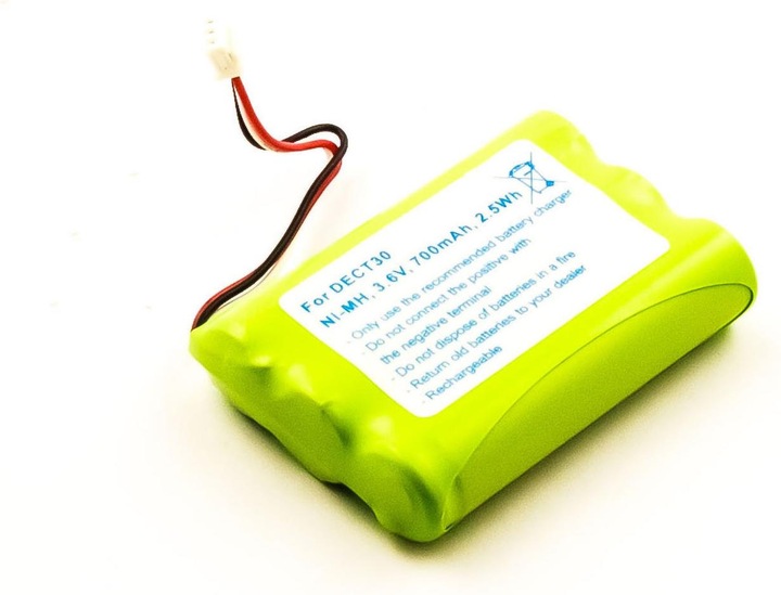 Produktbild AGI 27045 - Akku - Agfeo - DECT 45 - Schwarz - Lithium-Ion (Li-Ion) - 700 mAh