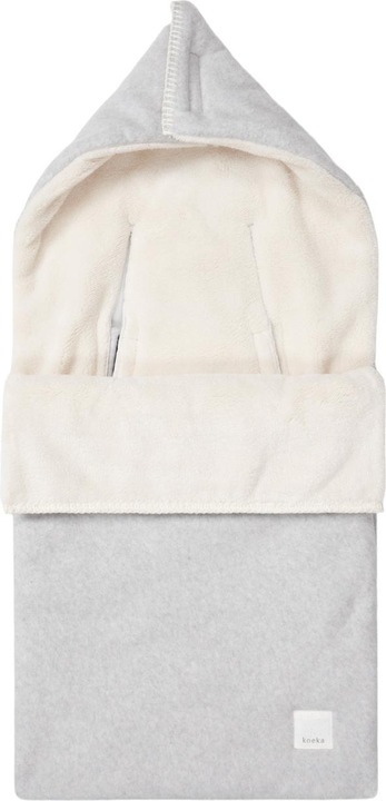 Produktbild Koeka Fusssack 0+ 3/5 Punkte Plüsch Denver soft grey