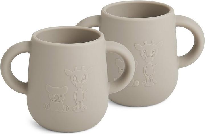 Produktbild Nuuroo Abiola Silicone Cup 2-Pack - Cobblestone (0.15 l)