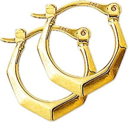 Actual product image Marie Celeste earrings ragdes - 16 mm - Gold (14 carat yellow gold)