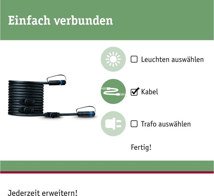 Produktbild Paulmann Outdoor Plug & Shine Kabel 1 in-4 out
