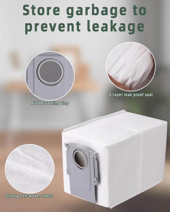 Produktbild Sobeau 12 Stück Staubbeutel für Roborock (12x)