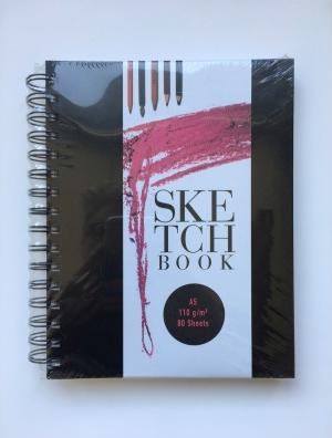 Immagine prodotto Bam4u Quaderno di schizzi - con spirale (A5, Copertina rigida)