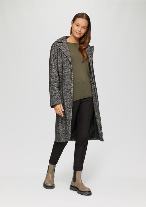 Image du produit s.Oliver Strickpullover Leichter Feinstrickpullover mit Rollkante (36)