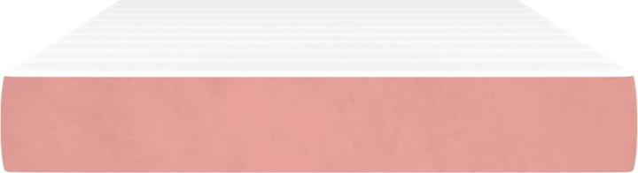 Image du produit vidaXL Taschenfederkernmatratze Rosa Samt (120 x 210 cm, Noyau de printemps)