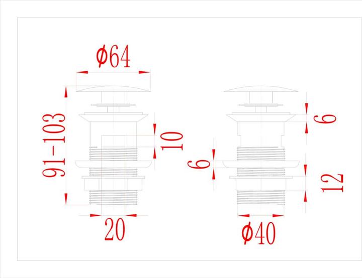 Produktbild vidaXL Abra (Ablaufgarnitur, 1")