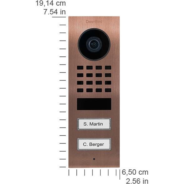 Doorbird, Klingel + Türsprechanlage, D1102V
