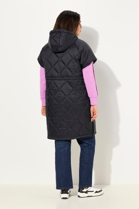 Actual product image Ulla Popken HYPRAR Quilted Drawstring Vest (56)