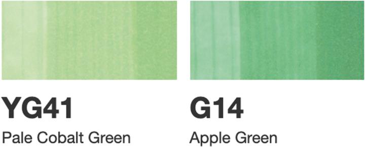 Produktbild Copic Doodle Pack Green (4x)