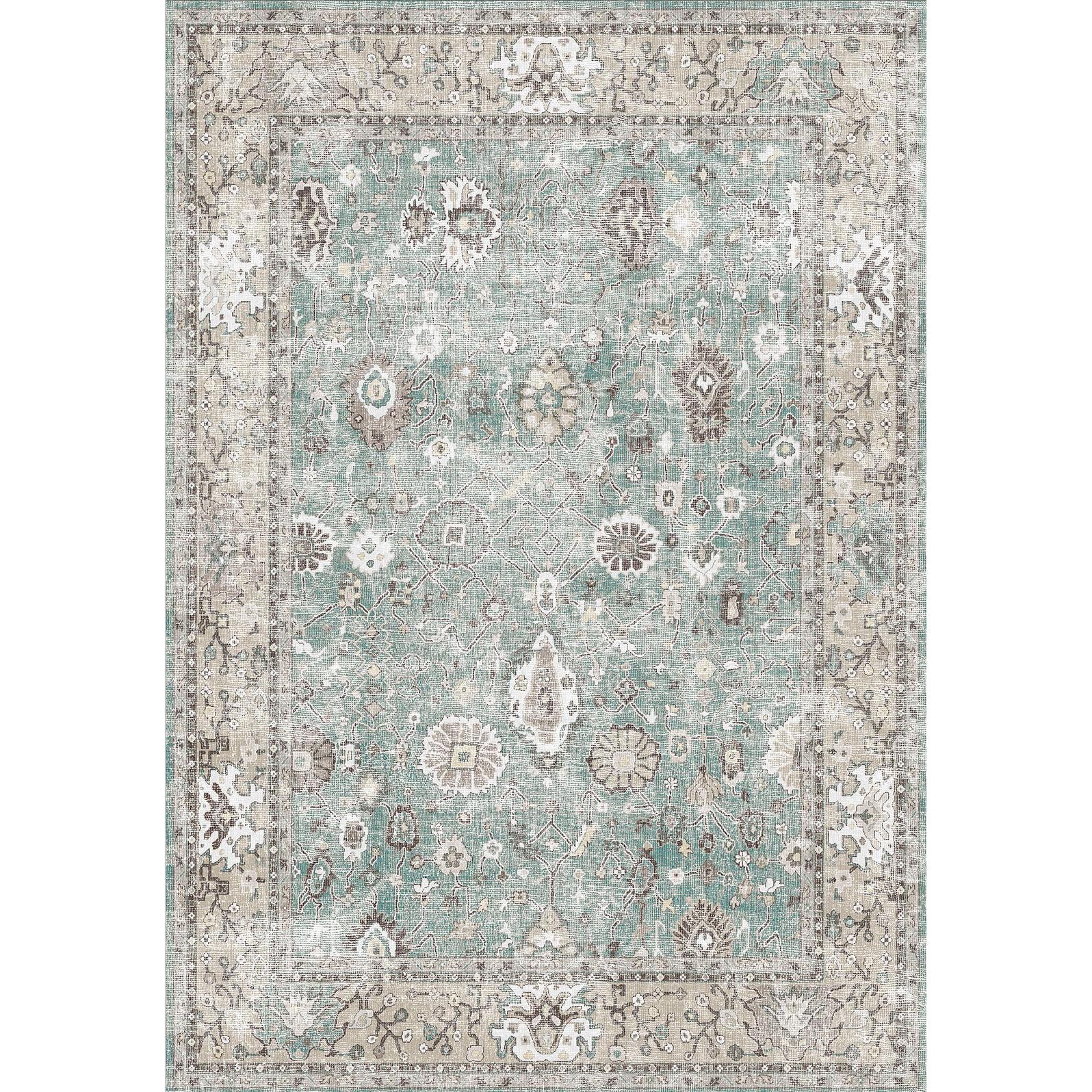 Bamyum, Tappeto, Zuleo Bedruckter Teppich Chenille-Druck Maschinell Hergestellt 80 x 150 cm (80 x 150 cm)