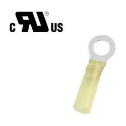 Thumbnail - RND Electronics, Kabelverbindung, Ringkabelschuh, Gelb, 8.4mm, 5/16, 6mm², Packung à 50 Stück