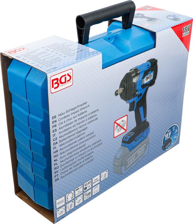 Produktbild BGS Akku-Schlagschrauber | bürstenlos | 550 Nm | 18 V | ohne Akku