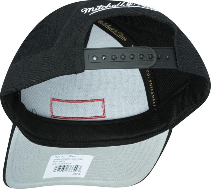 Produktbild Mitchell & Ness Curved Snapback Cap - Brand Logo Schwarz