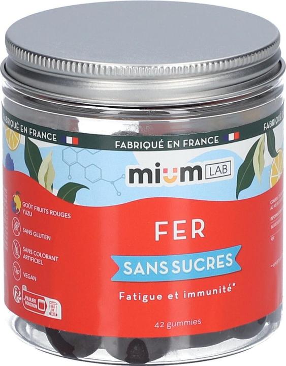 Actual product image Mium Lab Vitamingummis Eisen (42 pcs., Gummies, 143 g)