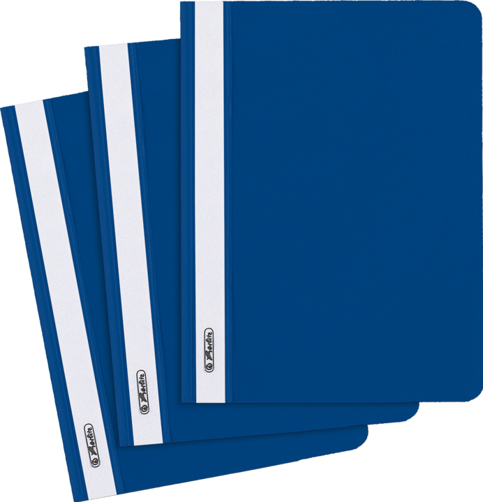 Produktbild Herlitz Schnellhefter Kunststoff blau DIN A5 (A5, 1 x)