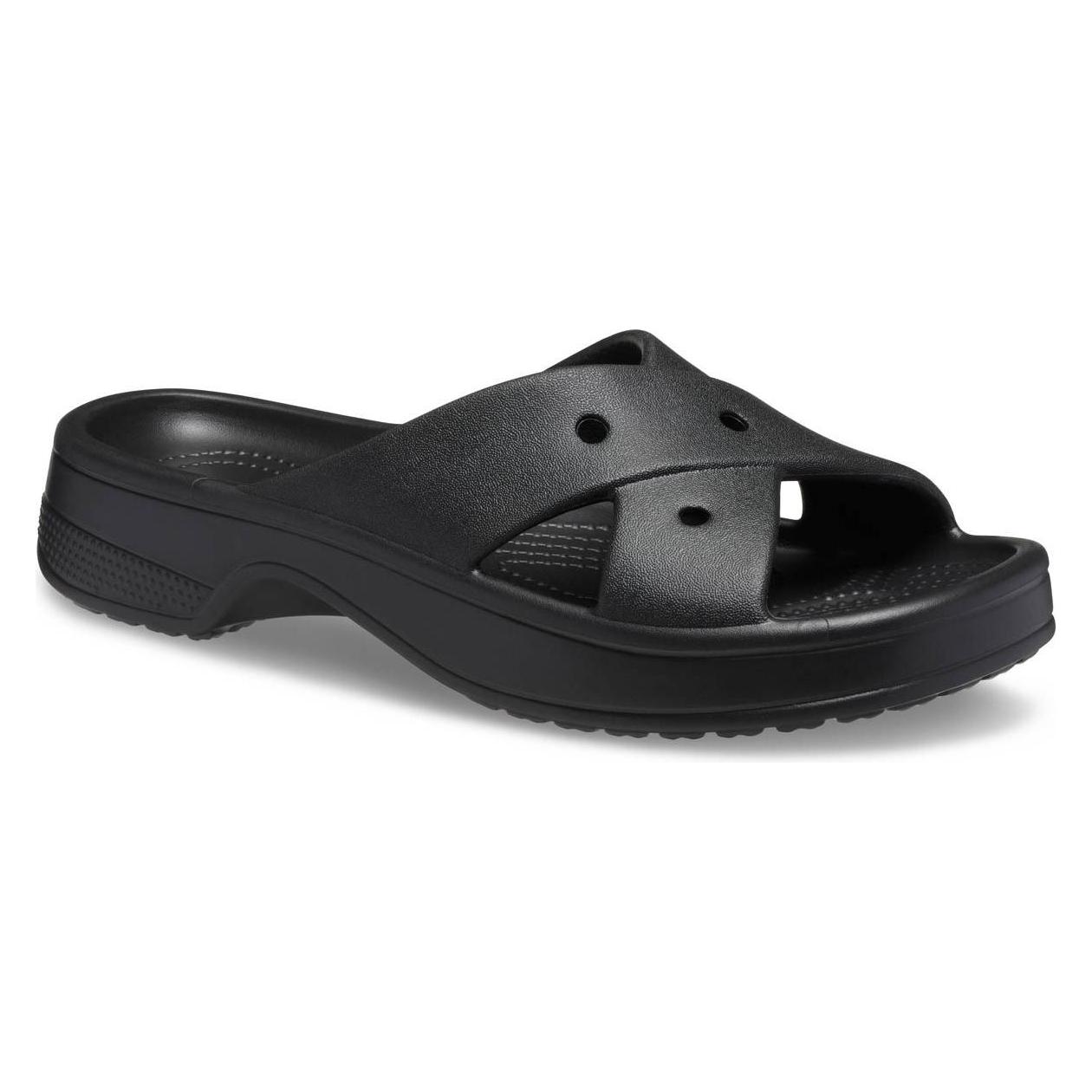 Crocs, Vrouwen, Sandalen, W's Classic Cross Strap, Zwart, (41, 41 1/3, 41.5, 42)