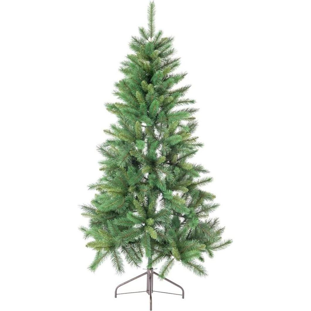 BigBuy, Weihnachtsbaum, Weihnachtsbaum grün PVC Metall Polyäthylen Kunststoff 150 cm (150 cm)