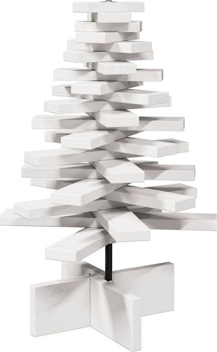 Immagine prodotto vidaXL Albero di Natale in legno Albero di Natale in legno bianco 100cm in legno di pino massiccio