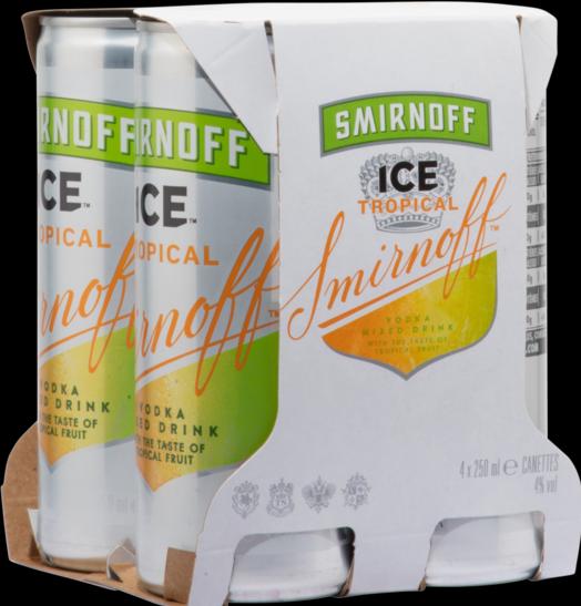 Produktbild Smirnoff Ice Tropical Dose 4er Pack EW