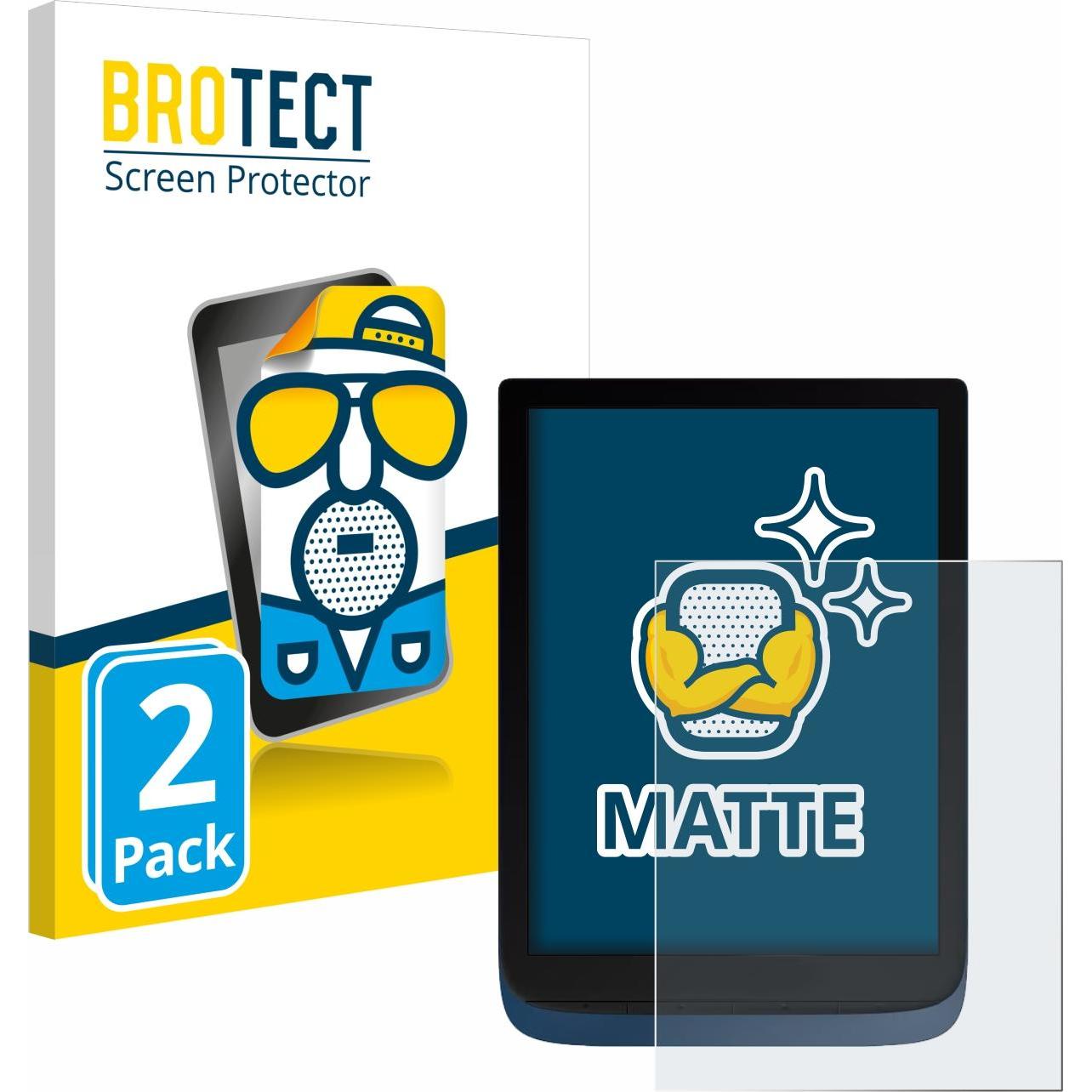 BROTECT Entspiegelungs-Schutzfolie Displayschutz Matt (InkPad 3), eReader Zubehör, Transparent