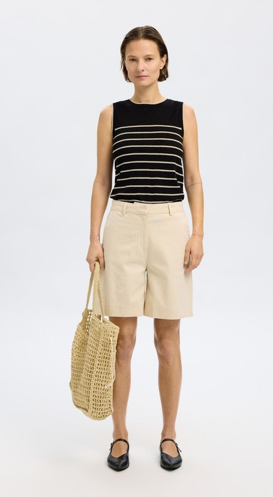 Image du produit Selected Femme Leinenmix Stricktop (S)
