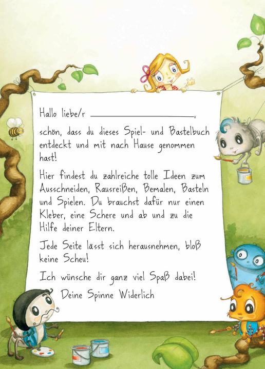 Produktbild Basteln & Spielen mit Die kleine Spinne Widerlich - Für kleine Künstler