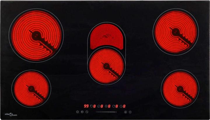 Immagine prodotto vidaXL Herd (59 cm, Piano cottura in vetroceramica)