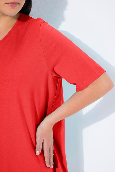 Actual product image Ulla Popken Essential V-Neck Stretch Tee (46, 48)