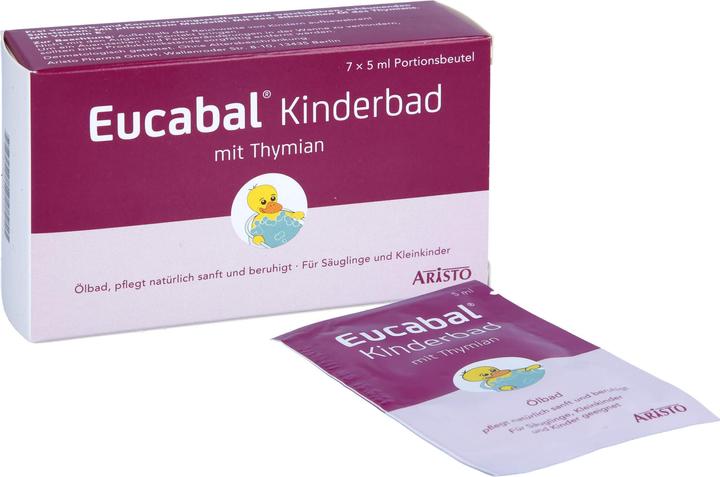 Produktbild Aristo Eucabal Kinderbad mit Thymian, 7X5 ml BAD (35 ml, Badeperlen)