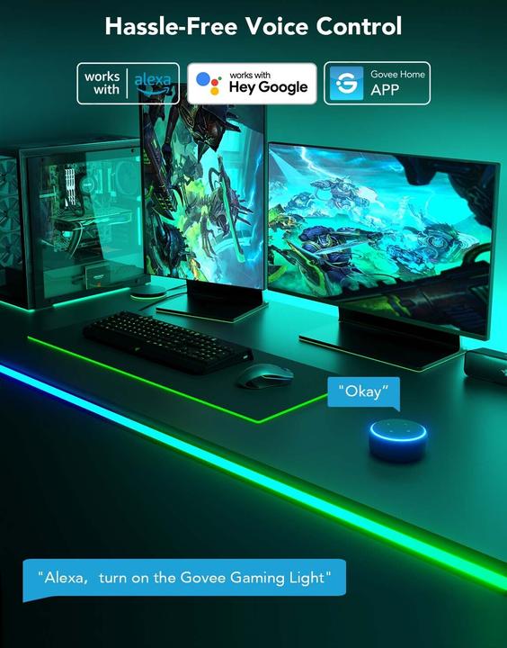 Image du produit Govee Gaming (RGBIC, 200 cm, Intérieur)