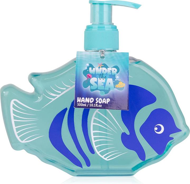 Image du produit Accentra Savon pour les mains UNDER THE SEA dans un distributeur à pompe en forme de poisson, 300ml, parfum (Savon liquide, 300 ml)