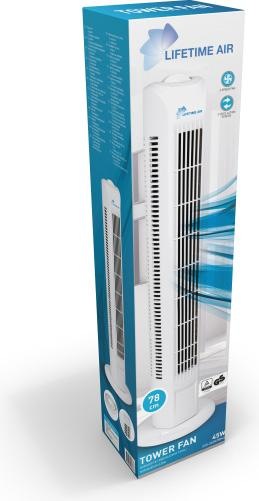 Actual product image Lifetime Air Fan tower 78cm white PP