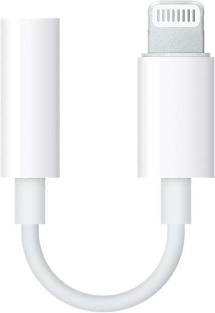 Actual product image Apple Lightning to 3.5mm headphone jack adapter (Lightning, 3.5mm jack)