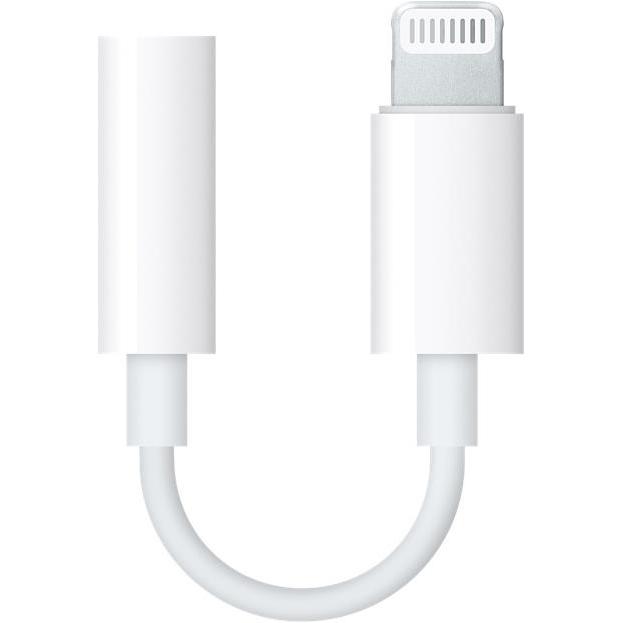 Thumbnail - Apple Lightning auf 3,5-mm-Kopfhöreranschluss Adapter (Lightning, 3.5mm Klinke), Mobilgerät Adapter, Weiss