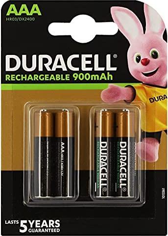 Actual product image Duracell Recharge Ultra (4 pcs., AAA / LR03 / Micro / R03 / AM4 / MN2400 / KR03, 900 mAh)