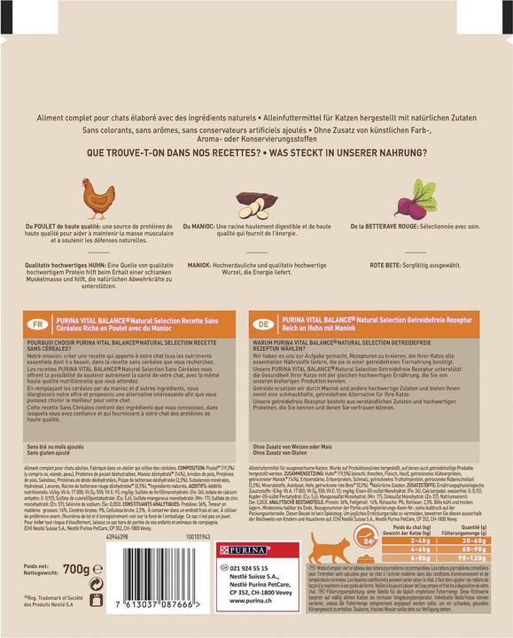 Produktbild Vital Balance Natural Selection (700 g)