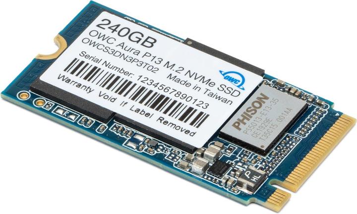 Actual product image OWC Aura P13 Pro M.2 PCI Express 3.1 3D TLC NAND NVMe (240 GB, M.2 2242)