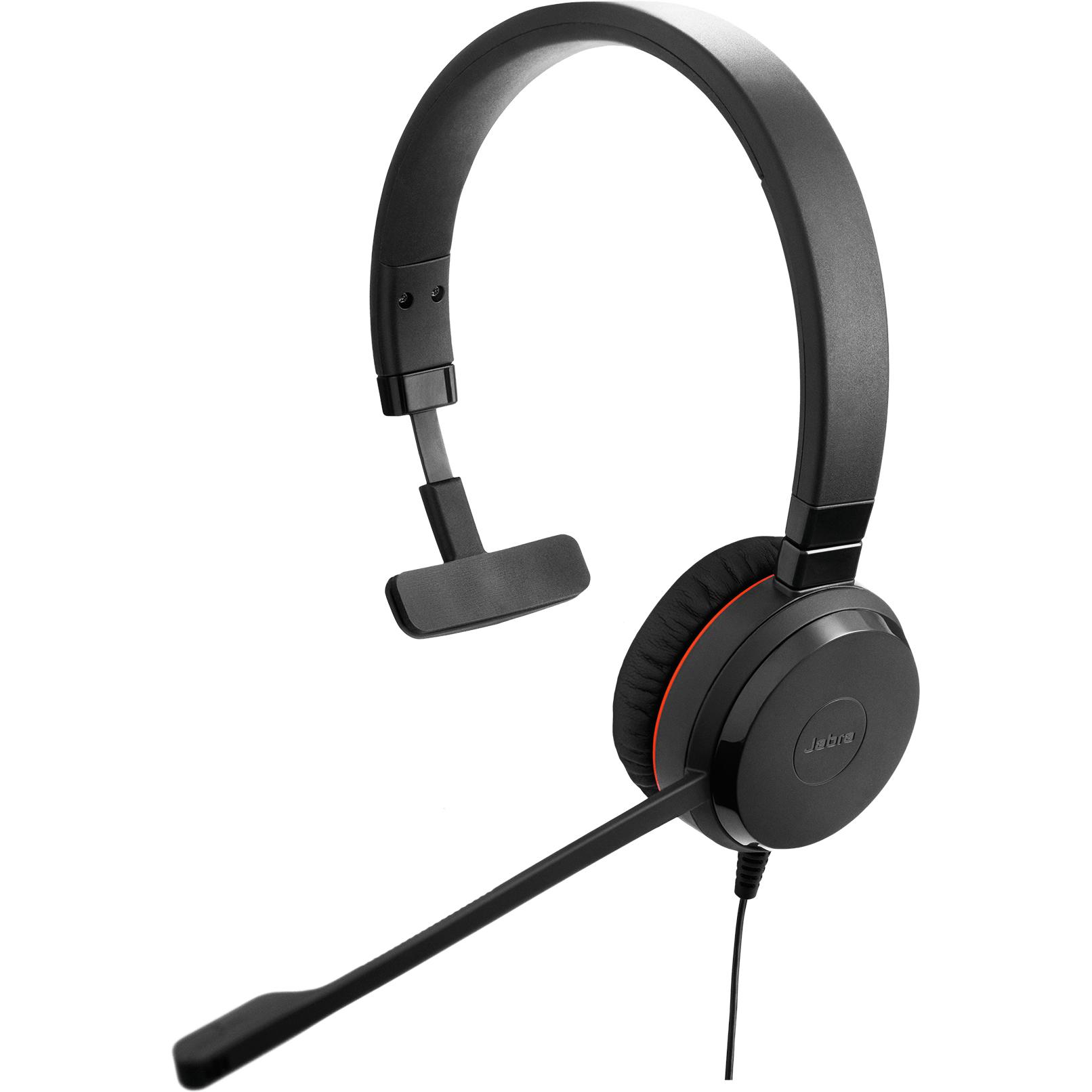 Jabra Evolve 30 (Kabelgebunden, USB-C), Office Headset, Schwarz