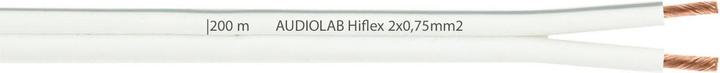 Image du produit Audioraq AUDIOLAB Câble LS Hiflex, 2x0.75mm² blanc (0.75 mm²² mm)