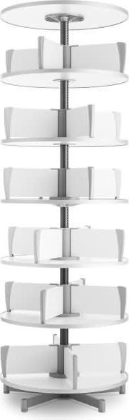 Produktbild Moll Ordnerdrehsäule Multifile 6 Etagen 144 Ordner weiss