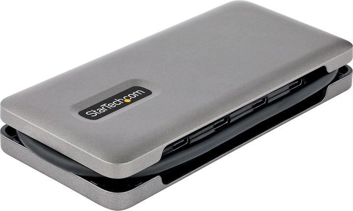 Immagine prodotto StarTech com HB31CM4CPD3, Cablato, USB 3.2 Gen 2 (3.1 Gen 2) Type-C, 100 W, Grigio, 10 Gbit/s, Plast (USB-A, 4 porte)